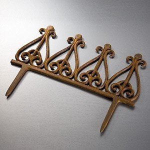 Beet-Begrenzung ´4 Lilien´ breit