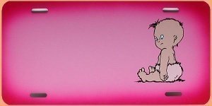 Begrüßungsgeschenk - Airbrush Schild Bab