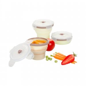 Behälter aus Silikon Set