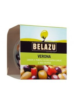 Belazu Oliven Verona grüne und rote Oliv