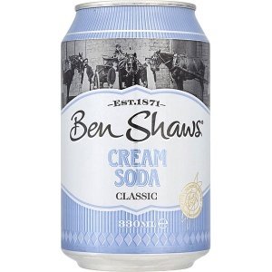 Ben Shaws Cream Soda, 330ml Dose