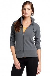 Bequeme Jersey-Zippjacke