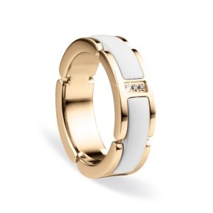Bering Time Ring 55 gold-weiss