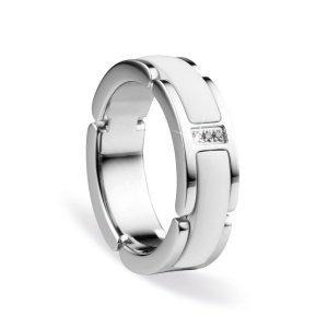 Bering Time Ring 57 silber-weiss
