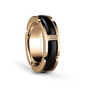 Bering Time Ring gold-schwarz 60mm