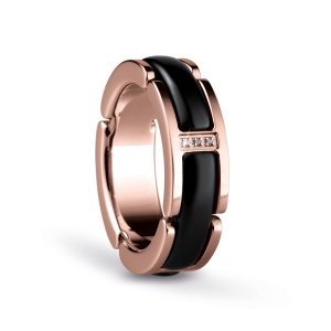 Bering Time Ring rose-schwarz 60mm