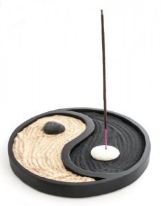 Berk KH-885 Feng Shui - Zen Garten Yin Yang, weiß