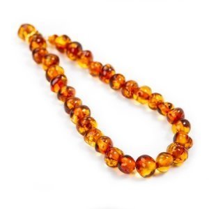 Bernsteinarmband Baby Cognac