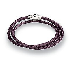 Berry Leather Armband, S
