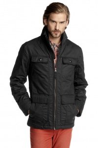 Beschichtete Baumwolljacke