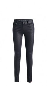 Beschichtete Stretch Jeans