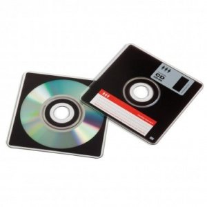 Beschreibbare CD Retro