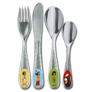 Besteck, 4-tlg.