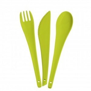 Besteck-Set Rio 3-teilig solid senf