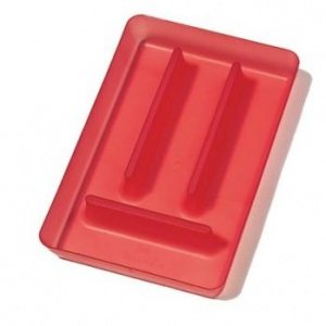 Besteckkasten RIO rot von Koziol