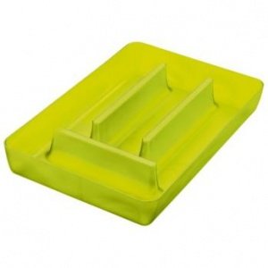 Besteckkasten RIO transp. olivgrün von K