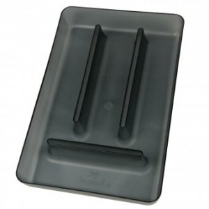 Besteckkasten Rio transparent anthrazit