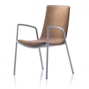 Besucherstuhl mit Armlehnen T-3DV40-DO v