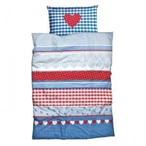 Bettwäsche Chiemsee blau 135 x 200cm