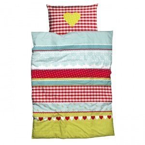 Bettwäsche Chiemsee rot 135 x 200cm