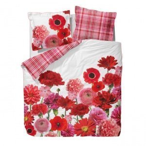 Bettwäsche Rosemary Red 135 x 200 cm