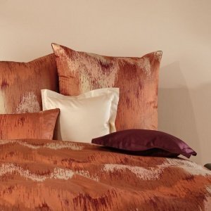 Bettwäsche Sumatra kupfer 155x220 cm