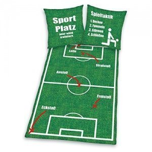 Bettwäsche Fußballplatz
