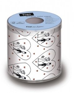 bedrucktes Toilettenpapier Hochzeit