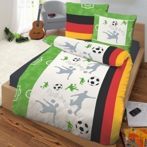 Biber-Bettwäsche Fußball