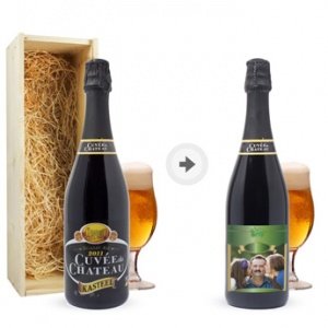 Bier - Cuveé du Chateau - Holzkiste