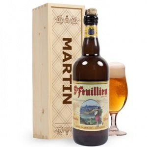 Bier - St.-Feuillien - Holzkiste