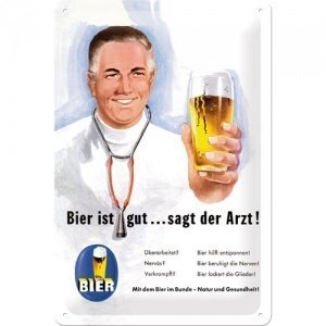 Bier ist gut Blechschild