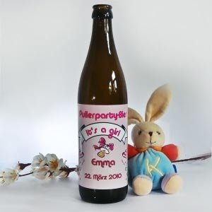 Bieraufkleber Pullerparty *Its a girl* m