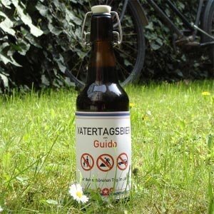 Bieraufkleber zum Vatertag