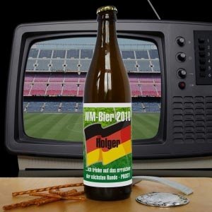 Bieraufkleber zur WM oder einem anderen 