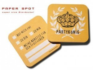 Bierdeckel - Partykönig