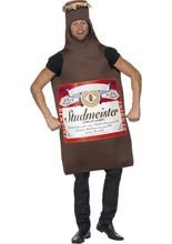 Bierflasche Kostüm braun