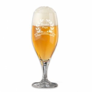 Bierglas *Bester Papa* mit Gravur