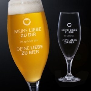 Bierglas - Liebe