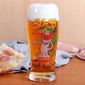 Bierglas Willie 50-59 Jahre