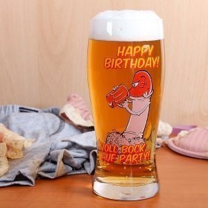 Bierglas Willie Happy Birthday!