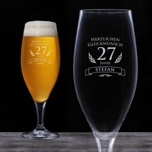 Bierglas zum Geburtstag