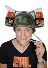 Bierhelm im Camouflage-Look