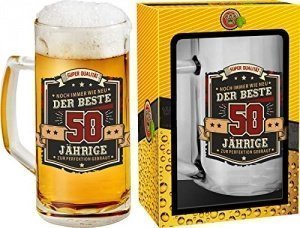 Bierkrug 50. Geburtstag