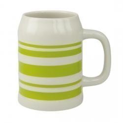 Bierkrug Sepp gruene Streifen