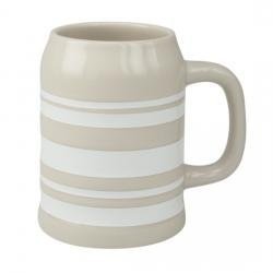 Bierkrug Sepp weiße Streifen