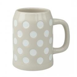 Bierkrug Vroni weisse Punkte