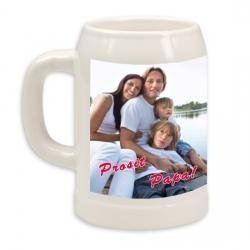 Bierkrug mit Foto