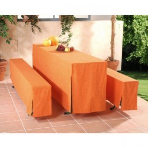 Biertischhussen, 3-tlg. orange