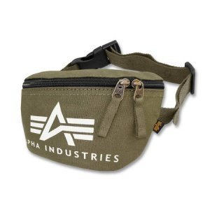 Big A Canvas Waist Bag oliv